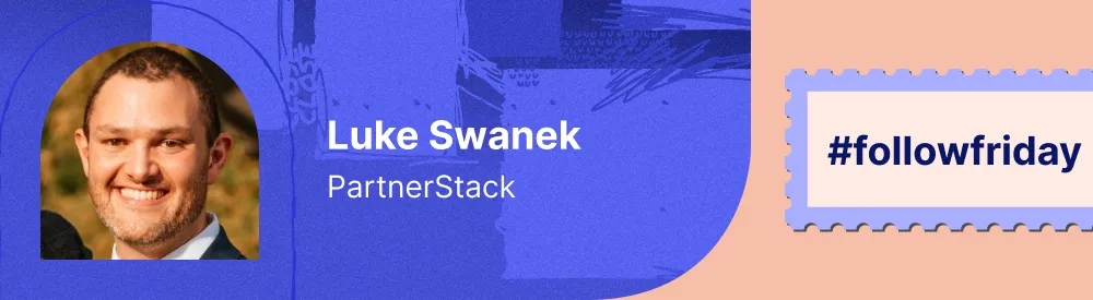 An image of Luke Swanek from LinkedIn with the caption #followfriday