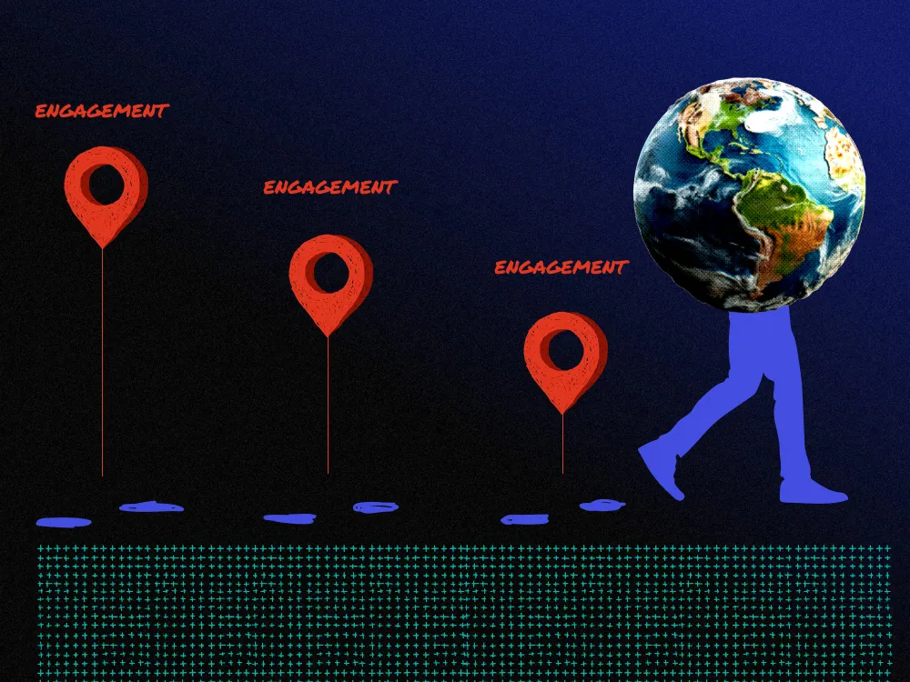 An image that depicts engaging partners at every step of global expansion