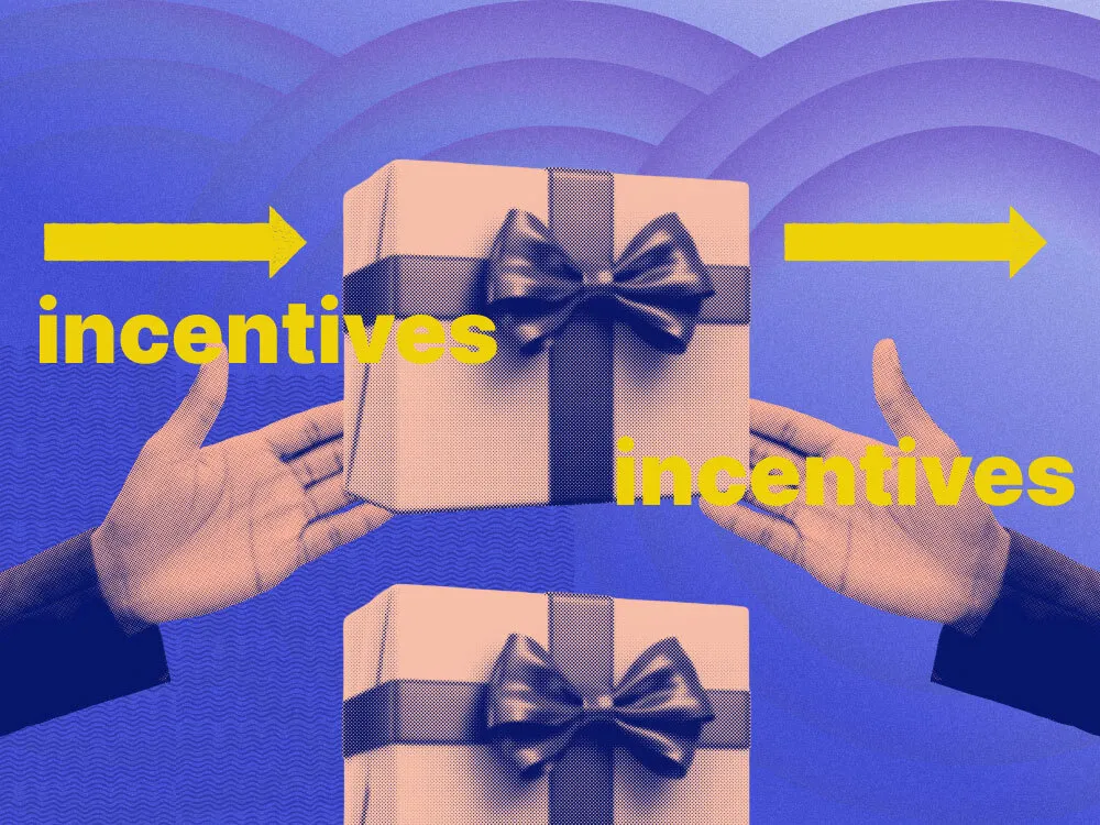 An image showing gift boxes that represents partner referral incentives