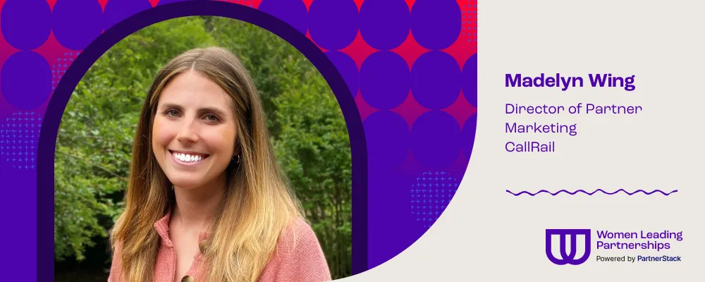 Portrait of Madelyn Wing a woman partner leader from CallRail