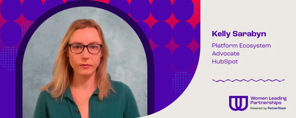 Kelly Sarabyn from Hubspot featured as a Woman Leading Partnerships