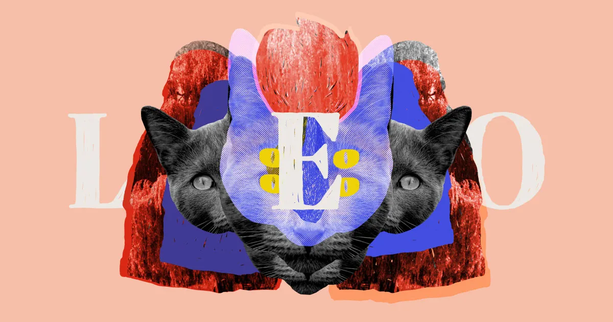 leo zodiac illustration