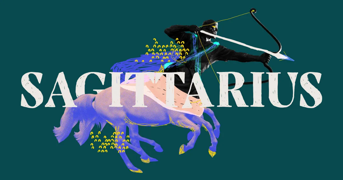 saggitarius zodiac illustration