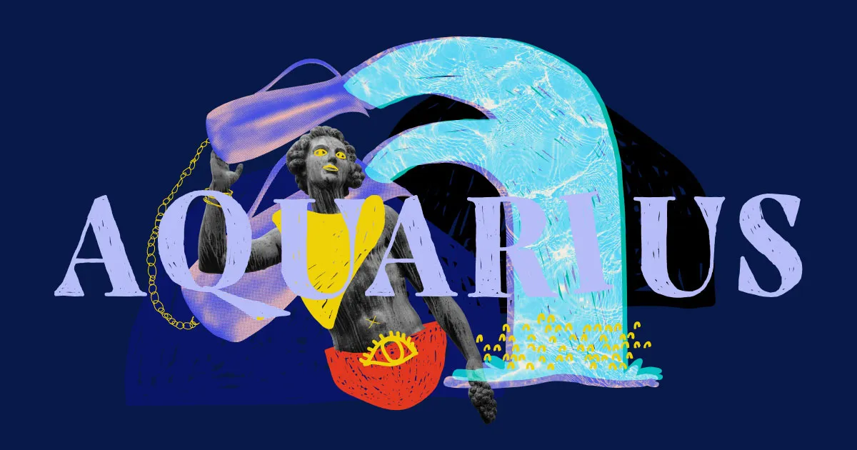 aquarius zodiac illustration