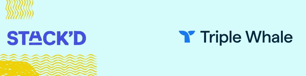 stackd event logo and triplewhale company logo