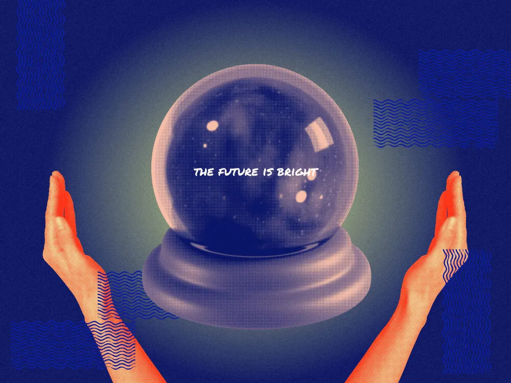 An image showing a crystal, representing a prediction for the bright future of partner marketing roles