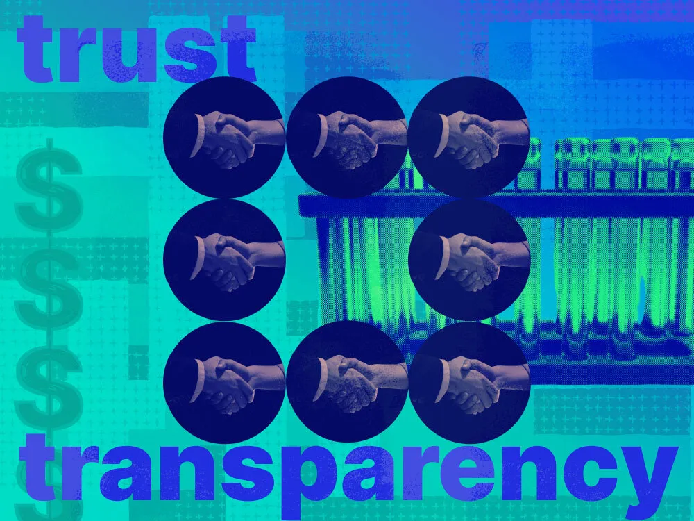 An image showing how affiliate partnerships can lead to more closed deals if using trust and transparency