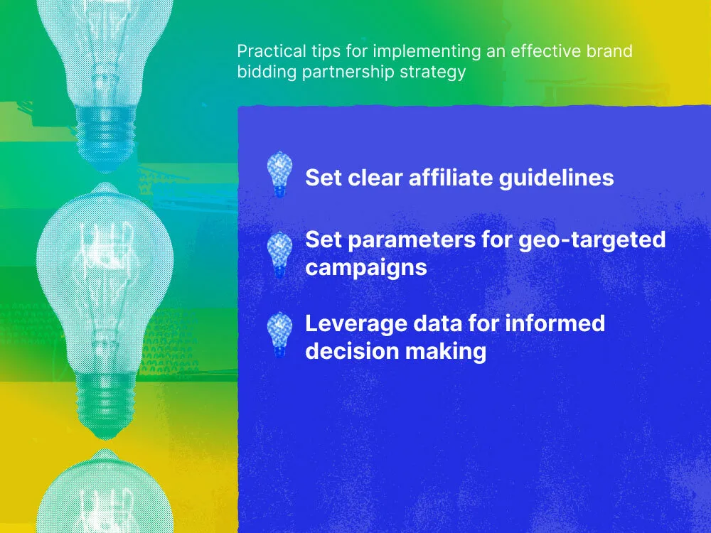 How to set up brand bidding guidelines for affiliates