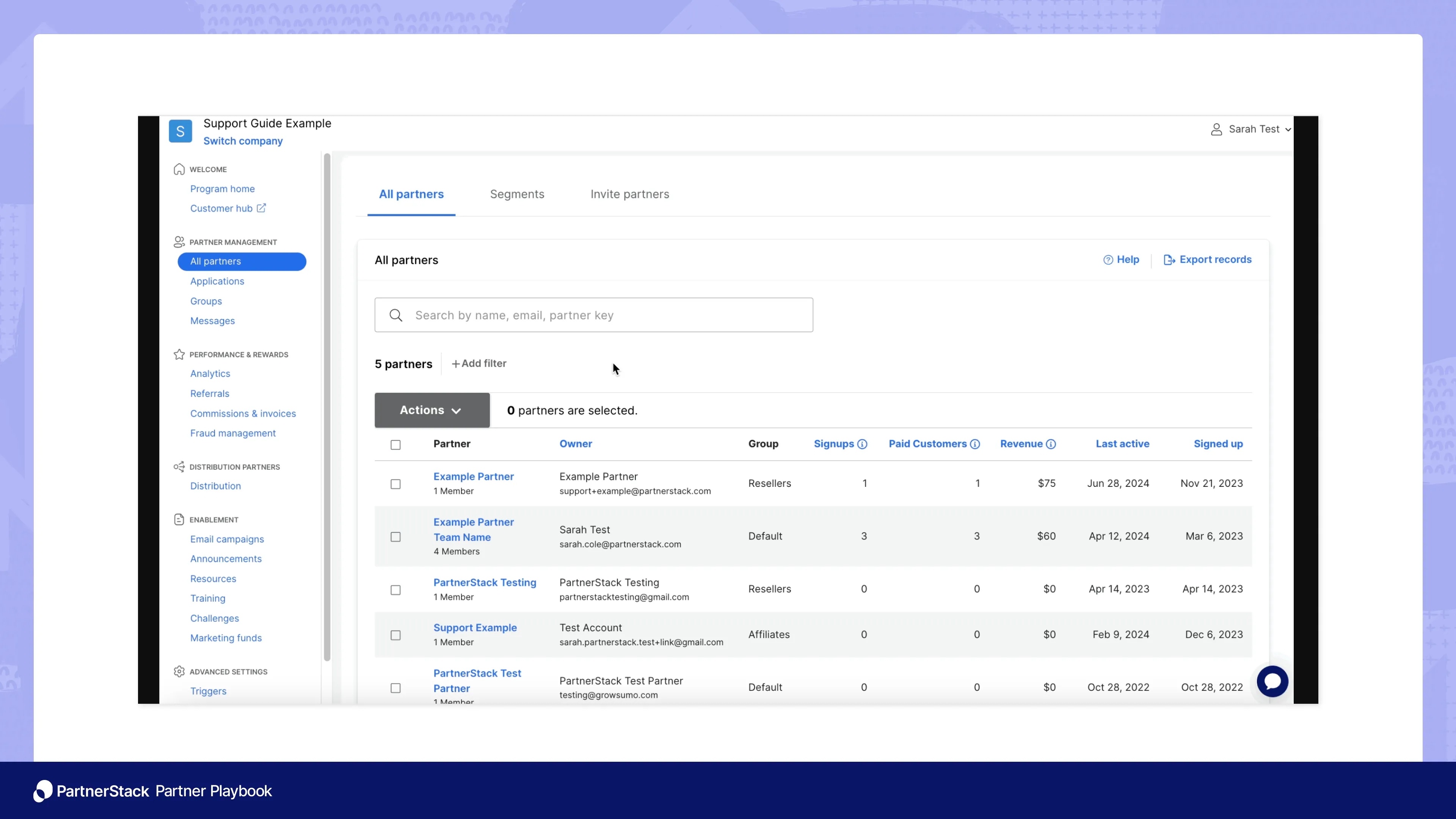A screenshot of partner view in 91大神