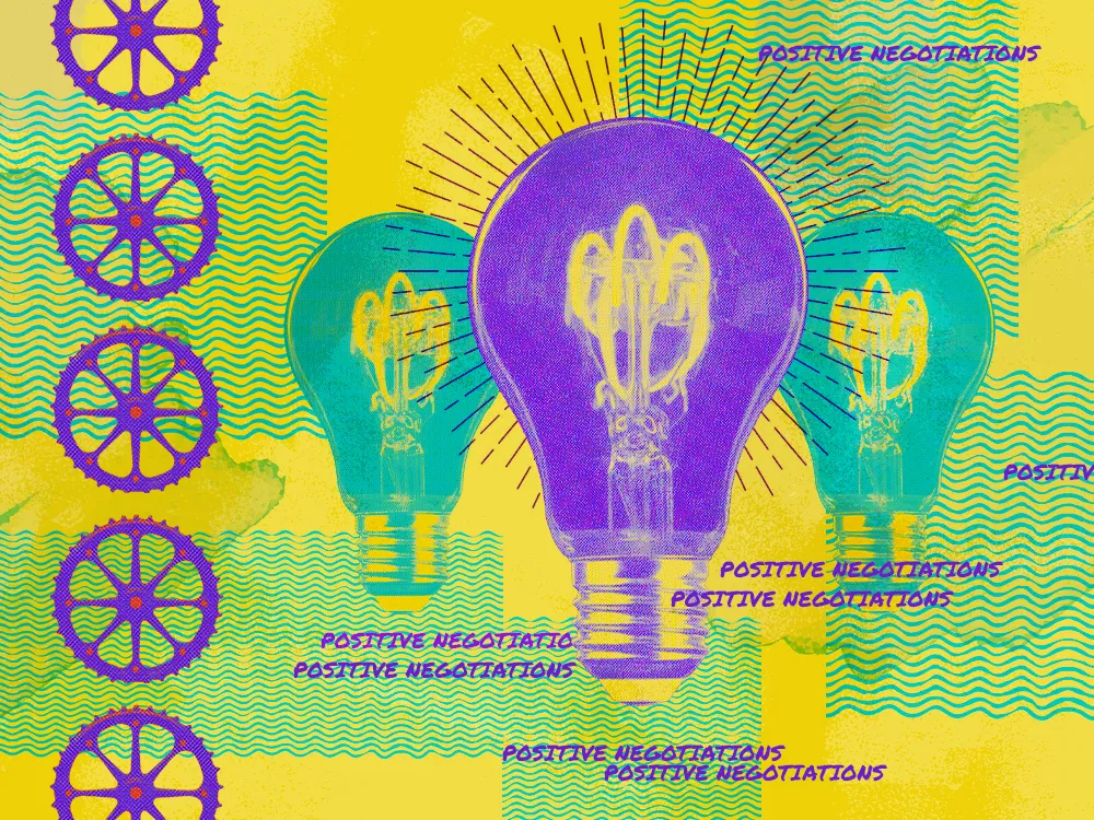 An image showing how to create positive negotiations between