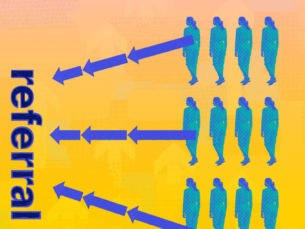 Customer referral partner program