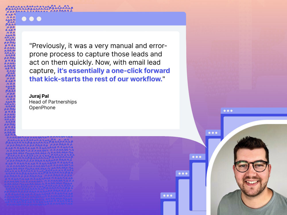 Juraj Pal quote on PartnerStack's partner experience