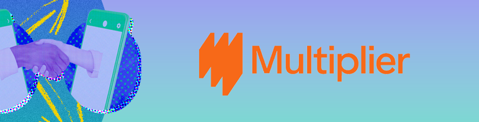 Affiliate programs for collaboration tools with the Multiplier logo