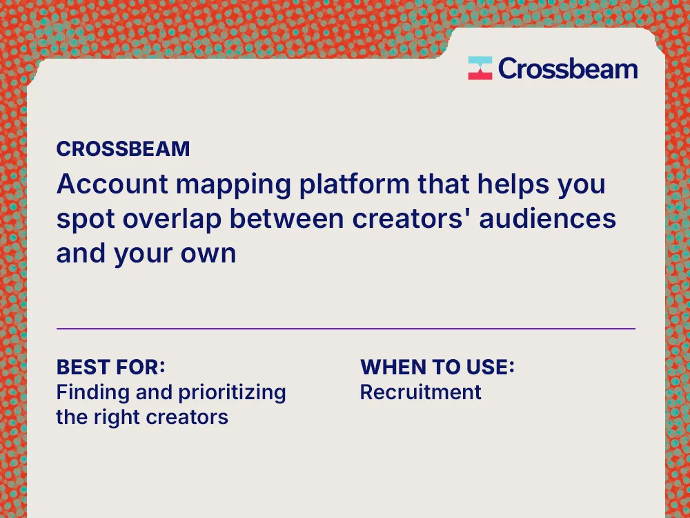 Card describing features of Crossbeam for B2B SaaS teams