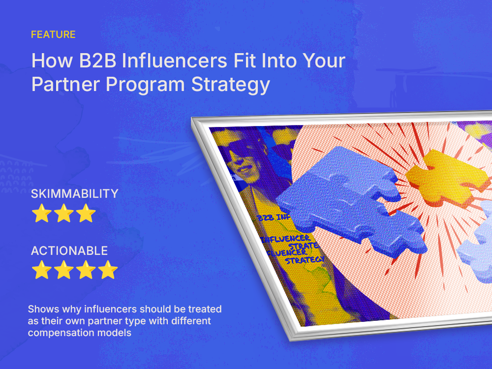 Header image of how influencers fit into your strategy story with 3 stars for skimmability and 4 for actionable