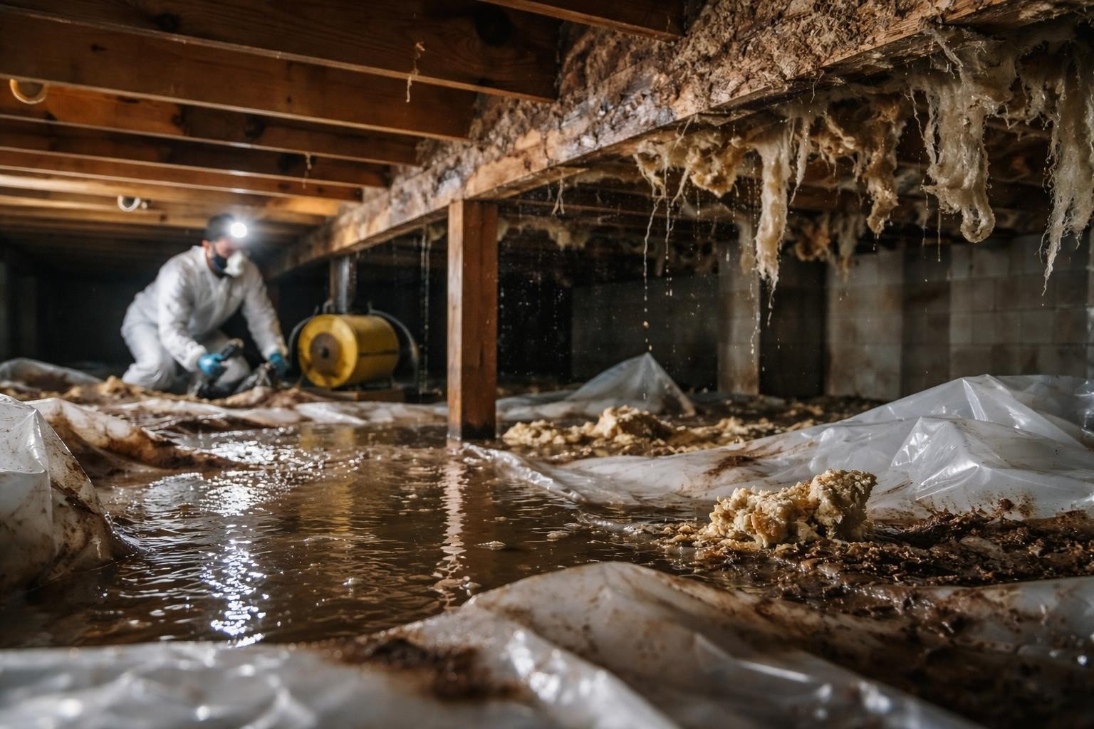 Frozen outdoor faucet covered in frost with an icicle, illustrating winter water damage risks in Walla Walla."