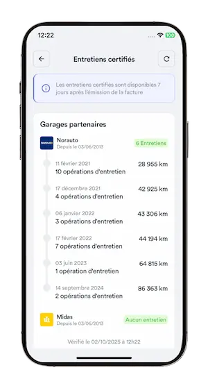 Aperçu des entretiens certifiés dans l’application Odopass