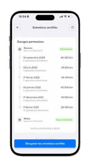 Aperçu des entretiens certifiés dans l’application Odopass