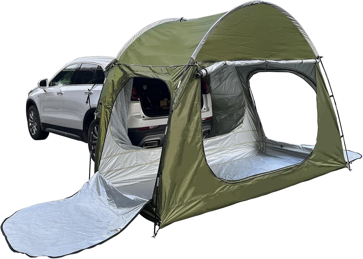 tente voiture auvent 3 ouvertures arriere coffre