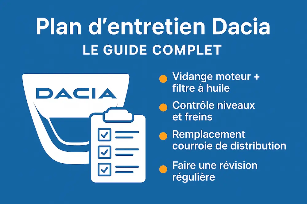 Plan d'entretien Dacia : le guide complet