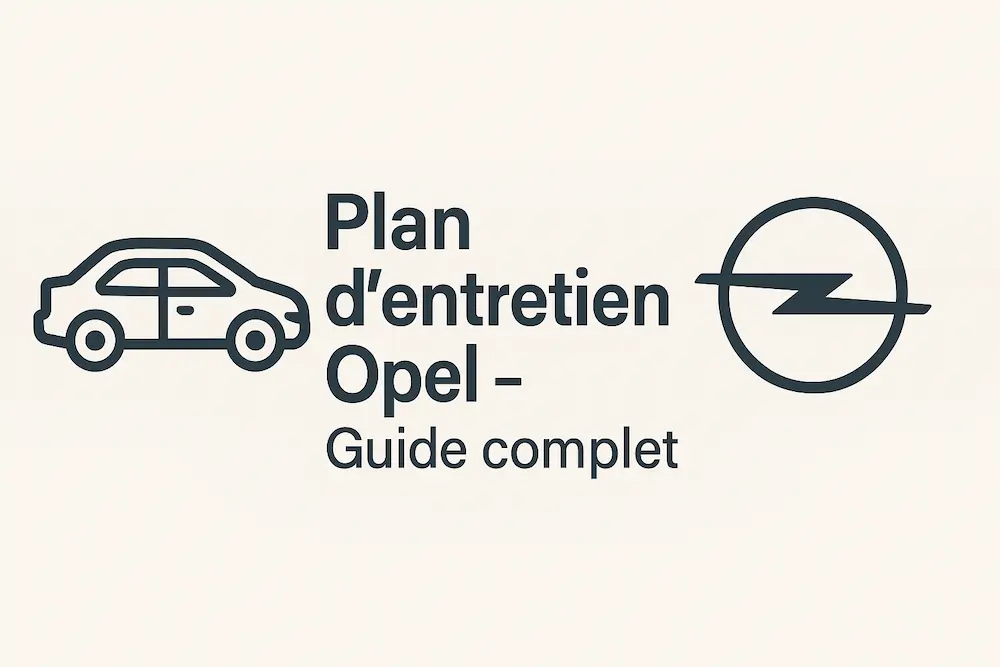 Plan d'entretien Opel : le guide complet