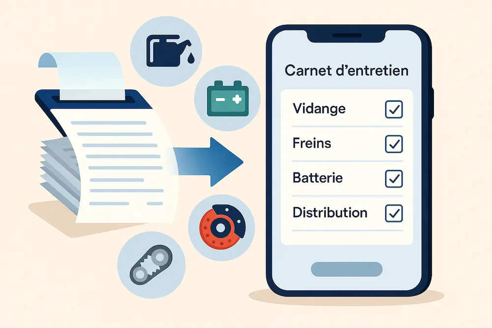Reconstituer un carnet d’entretien : guide complet