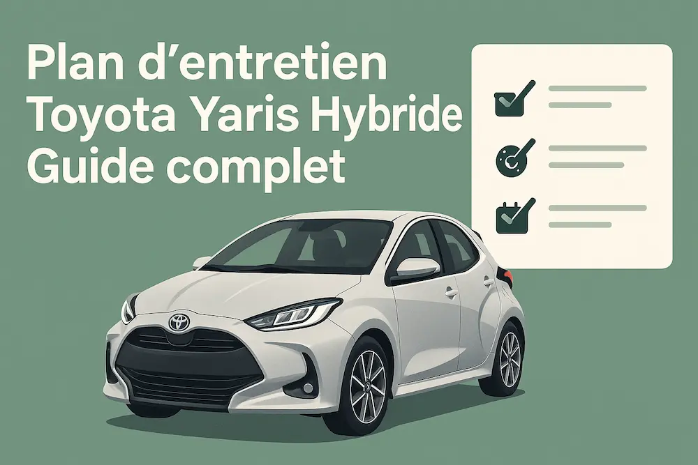 Plan d'entretien Toyota Yaris Hybride : Guide complet, prix et conseils