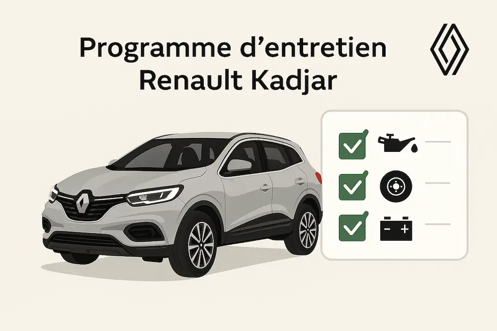 Programme d’entretien Renault Kadjar : Guide complet