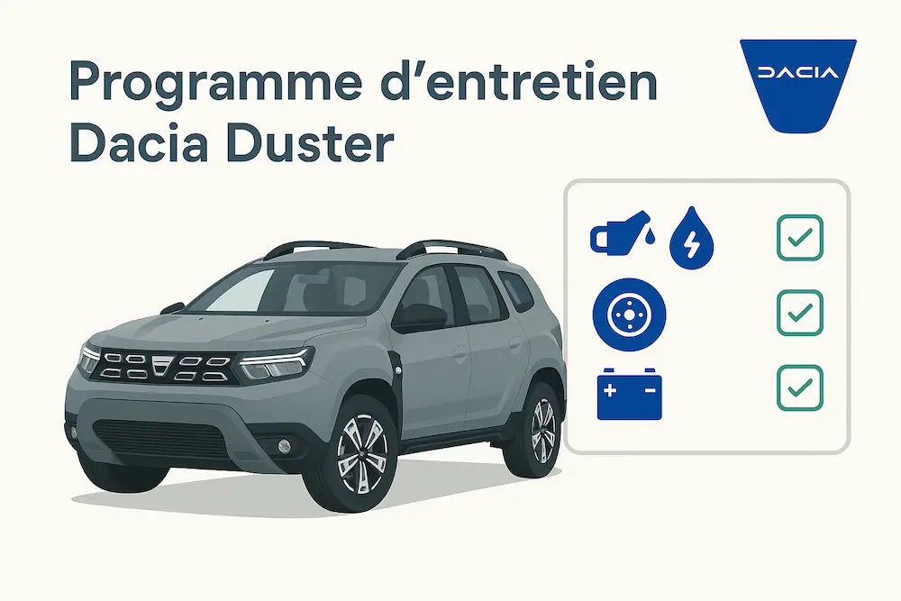 Programme d’entretien Dacia Duster : Guide complet