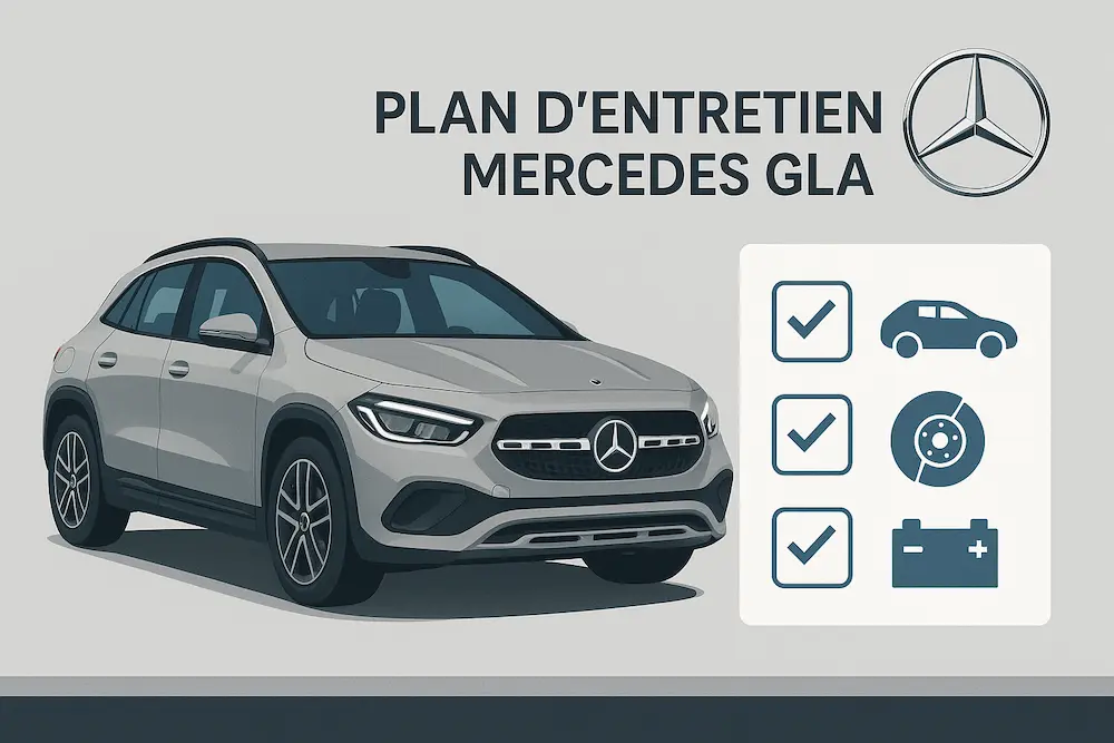 Plan d'entretien Mercedes GLA : le guide complet