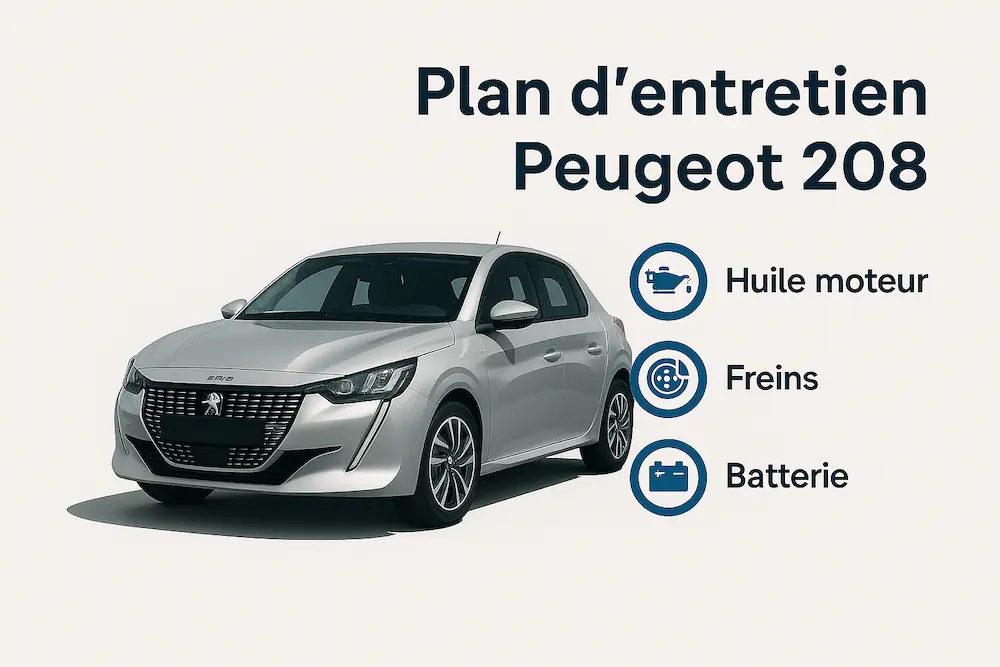 Programme d'entretien Peugeot 208 Essence, Diesel et Hybride - Guide complet