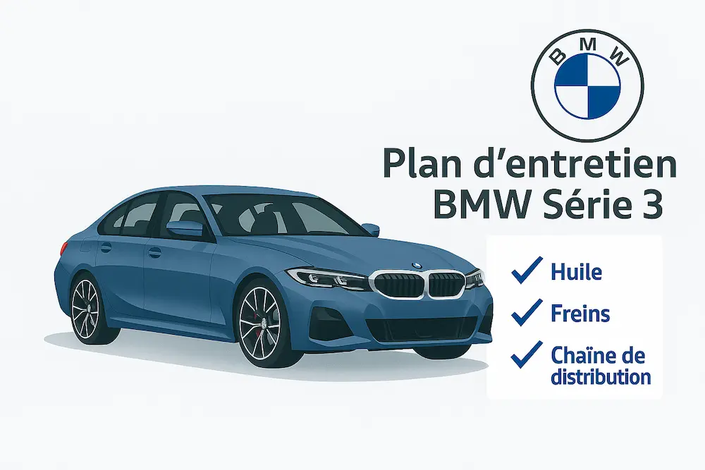Plan d'entretien BMW Serie 3 Essence, Diesel, Hybride : le guide complet