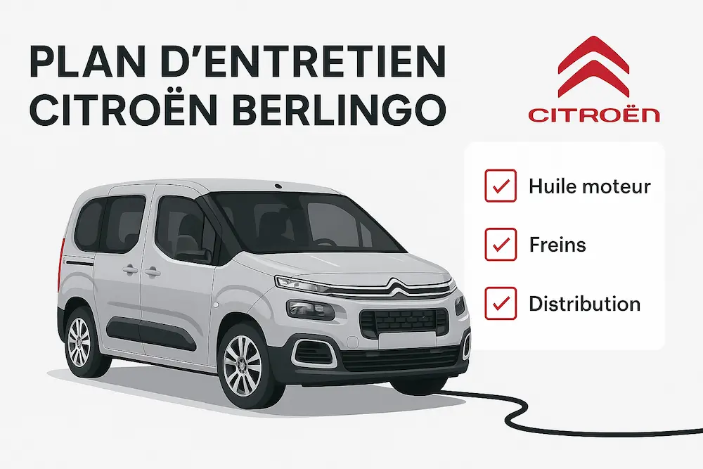 Plan d'entretien Citroen Berlingo Essence, Diesel et Electrique - Guide complet