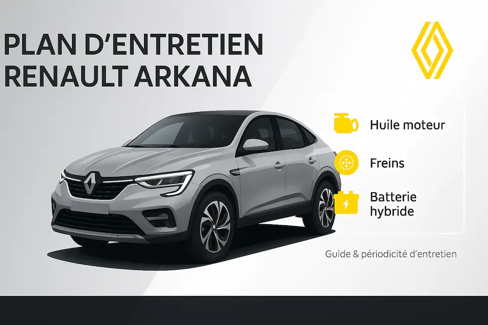 Programme d’entretien Renault Arkana : Guide complet