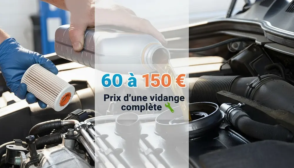 Combien coûte une vidange complète ? Prix, comparatif et astuces pour économiser