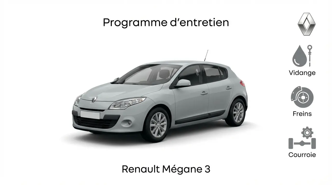 Programme d'entretien Renault Megane 3 Essence, Diesel - Guide complet