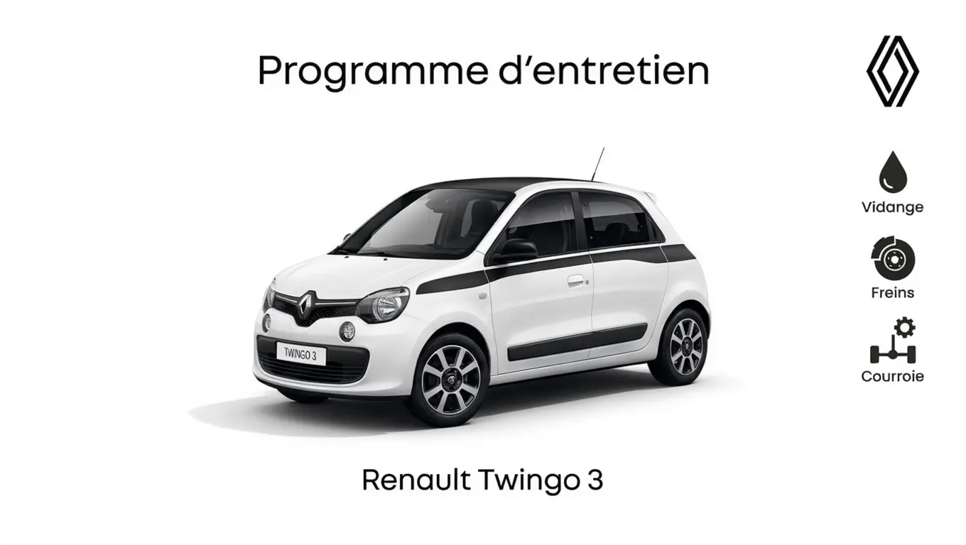 Programme d'entretien Renault Twingo 3 Essence - Guide complet