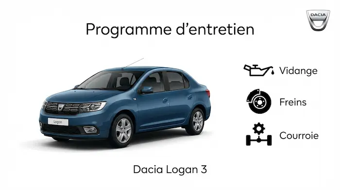 Plan d'entretien Dacia Logan 3 Essence, Diesel, GPL - Guide complet 