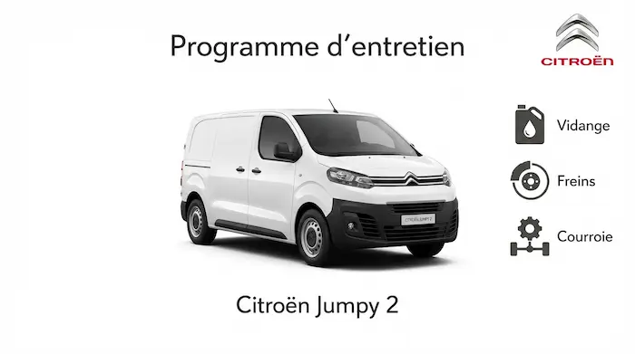 Plan d'entretien Citroen Jumpy 2 Diesel - Guide complet