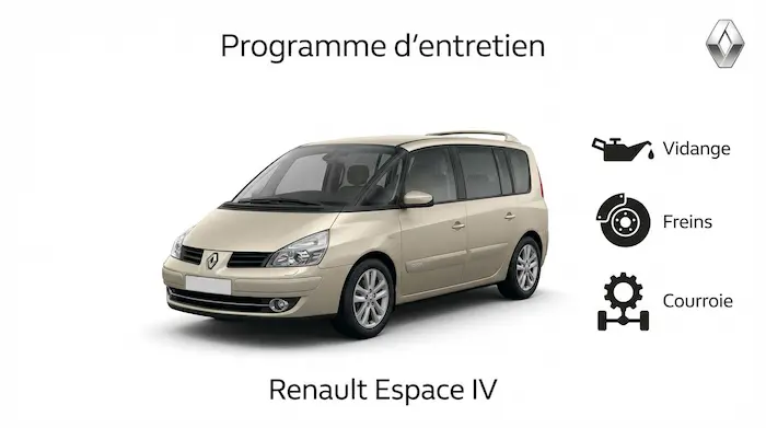 Programme d'entretien Renault Espace 4 Essence, Diesel - Guide complet