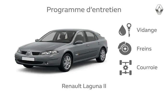 Programme d'entretien Renault Laguna 2 Essence, Diesel - Guide complet