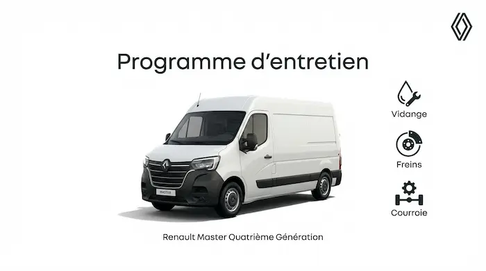 Programme d'entretien Renault Master 4 Diesel, Eletrique - Guide complet