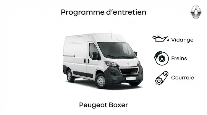 Programme d'entretien Peugeot Boxer Diesel, Electrique - Guide complet