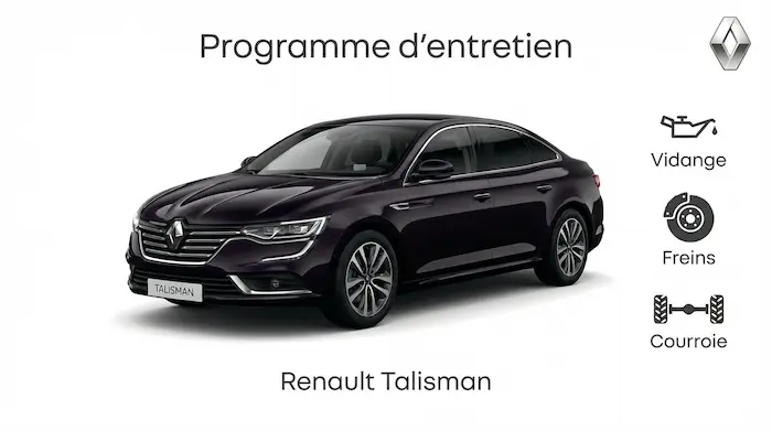 Programme d'entretien Renault Talisman Essence, Diesel - Guide complet