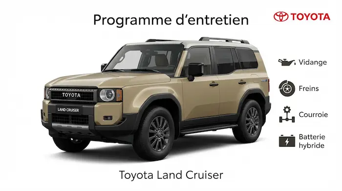 Plan d'entretien Toyota Land Cruiser Diesel - Guide complet