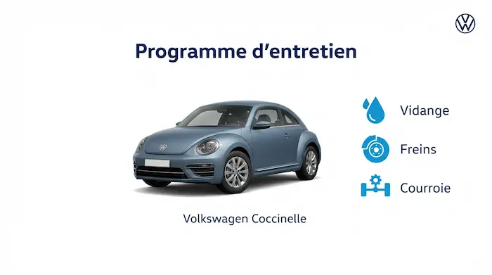 Plan d'entretien Volkswagen Coccinelle Essence, Diesel - Guide complet