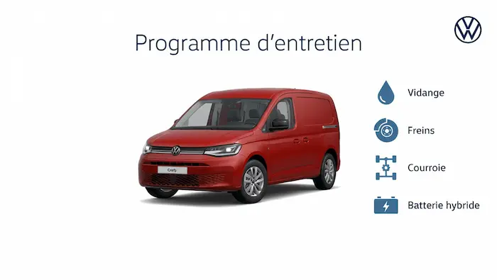 Plan d'entretien Volkswagen Caddy Essence, Diesel et Hybride - Guide complet