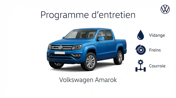 Plan d'entretien Volkswagen Amarok Diesel - Guide complet
