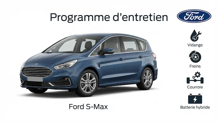 Plan d'entretien Ford S-Max Diesel, Essence et Hybride - Guide complet