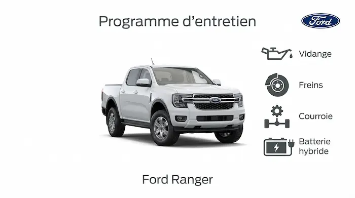 Plan d'entretien Ford Ranger Diesel, Essence et Hybride - Guide complet